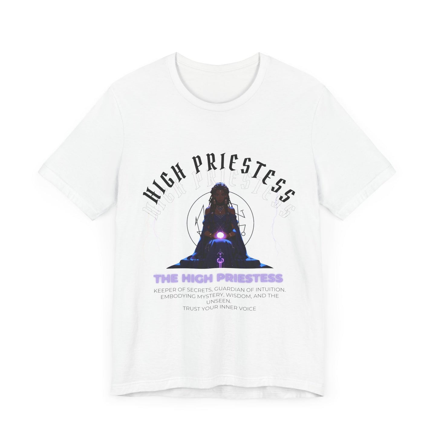 The High Priestess Tarot T-Shirt| Unisex Short Sleeve Tee
