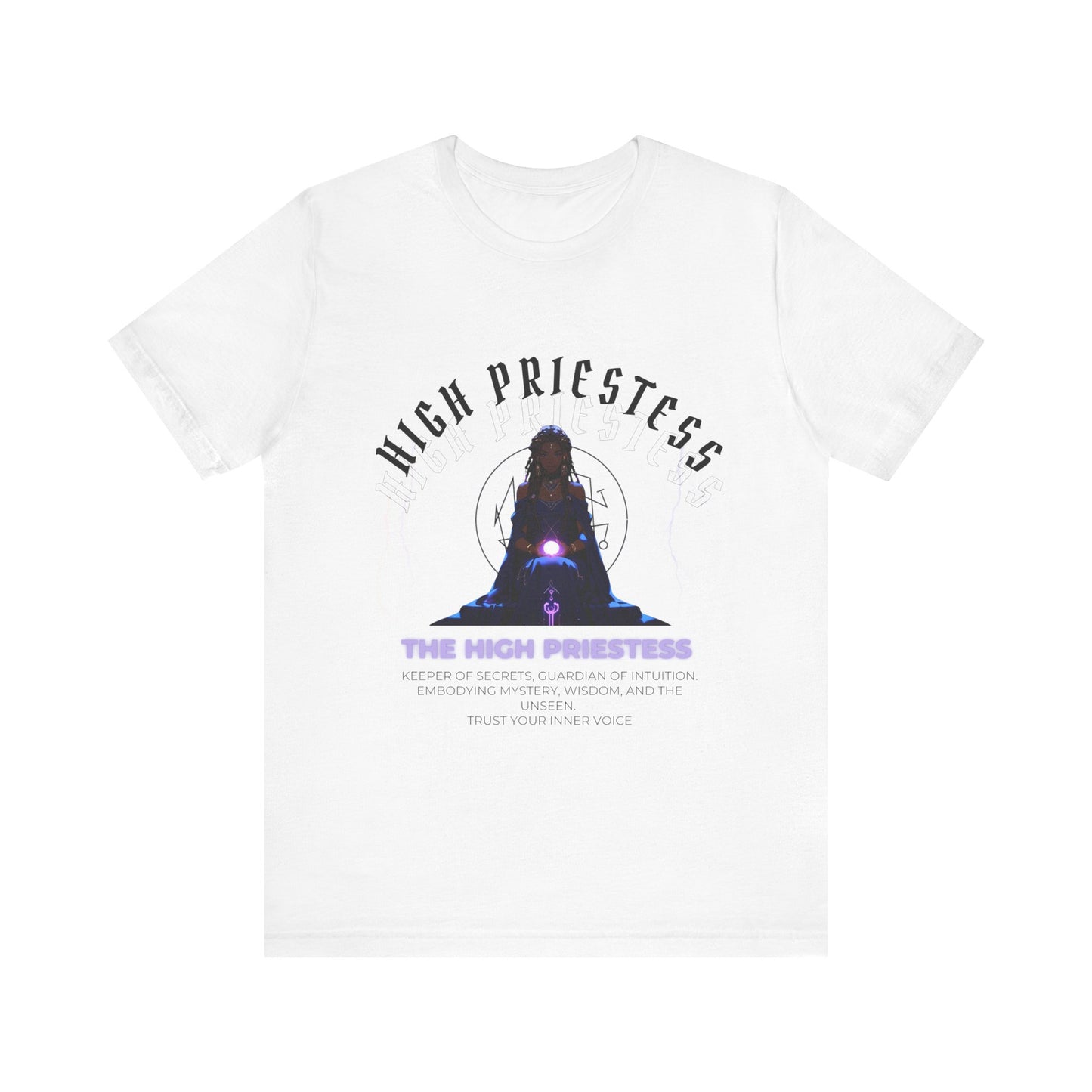 The High Priestess Tarot T-Shirt| Unisex Short Sleeve Tee