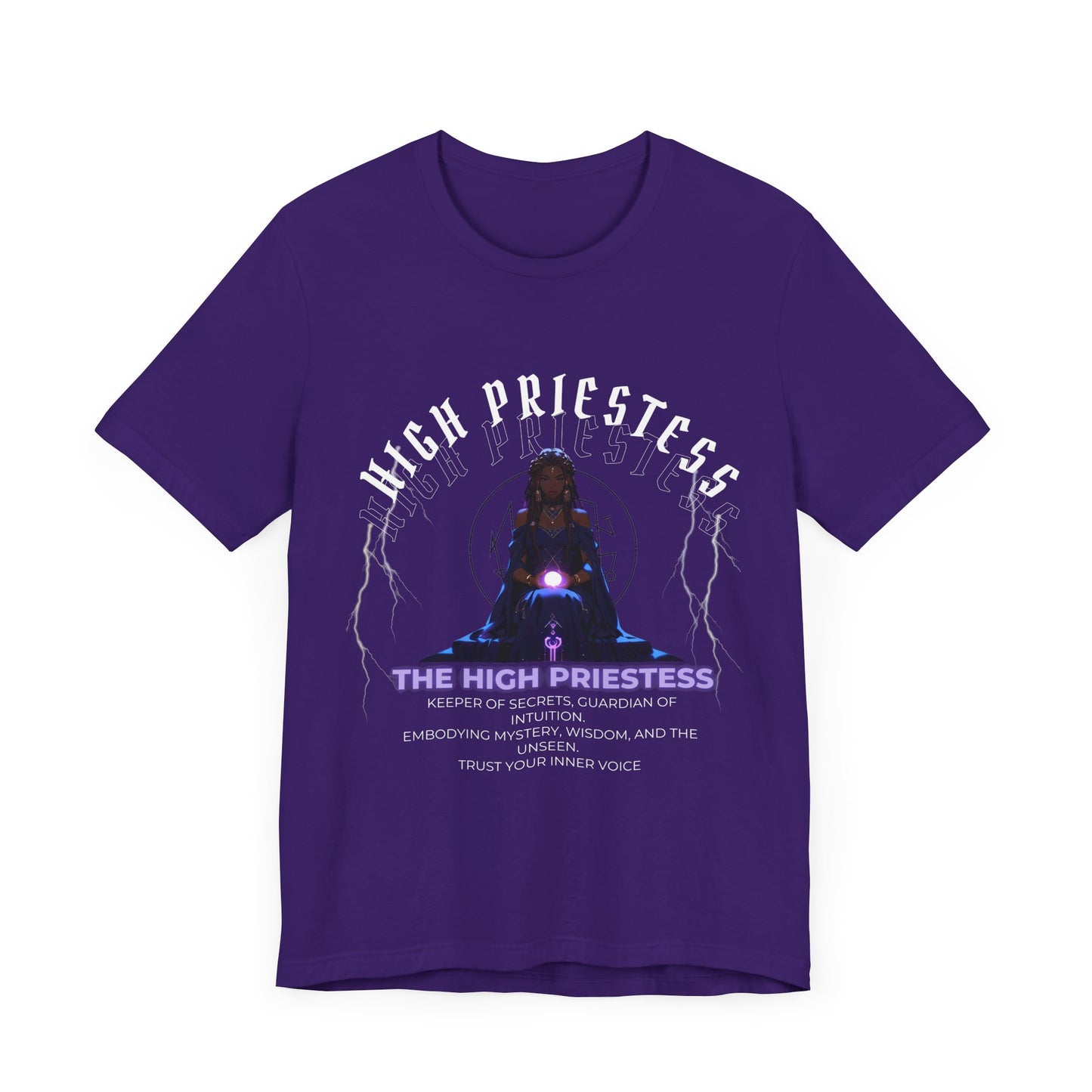 The High Priestess Tarot T-Shirt| Unisex Short Sleeve Tee