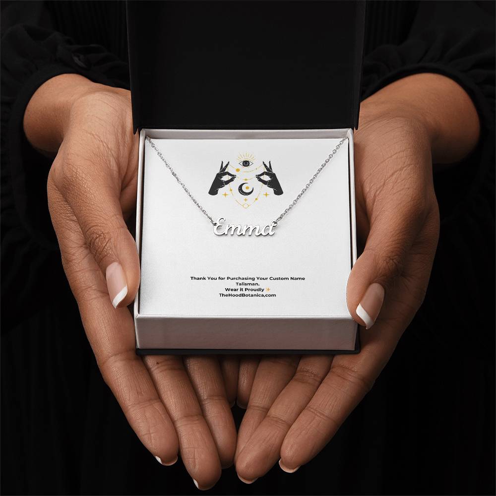 Custom Name Talisman (Cursive)