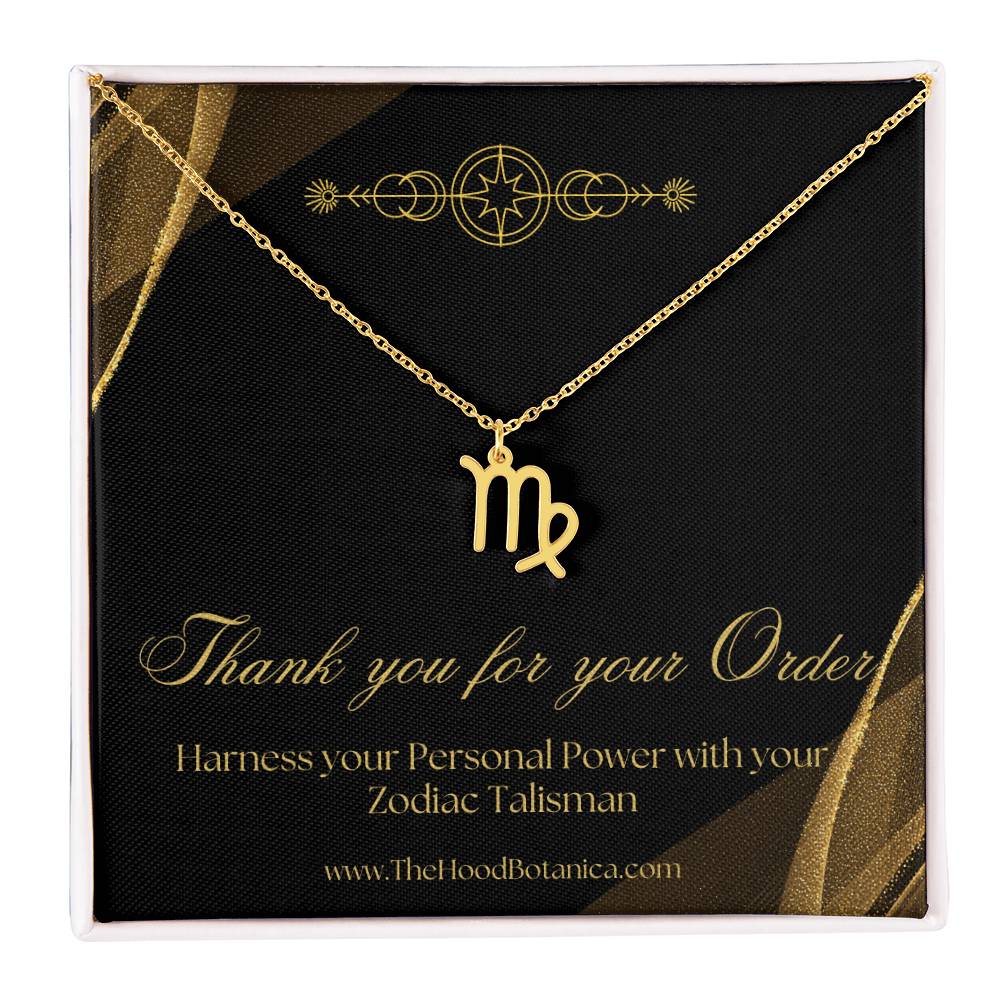 Zodiac Talismans: Star Sign Necklace (All Signs)