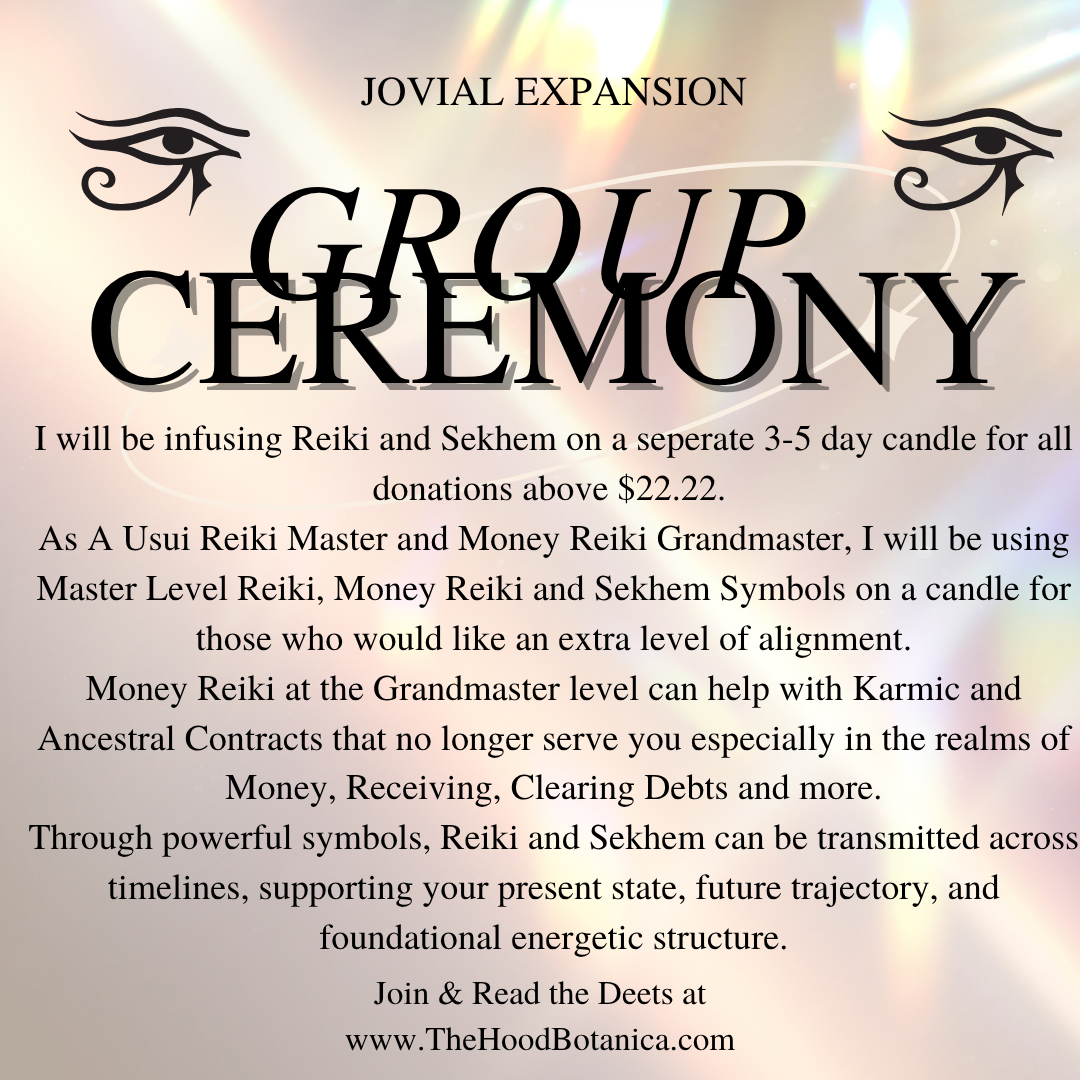 Expansion: Jovial ♃ Favor, Blessings, Good Fortune & Aligned Success Ceremony
