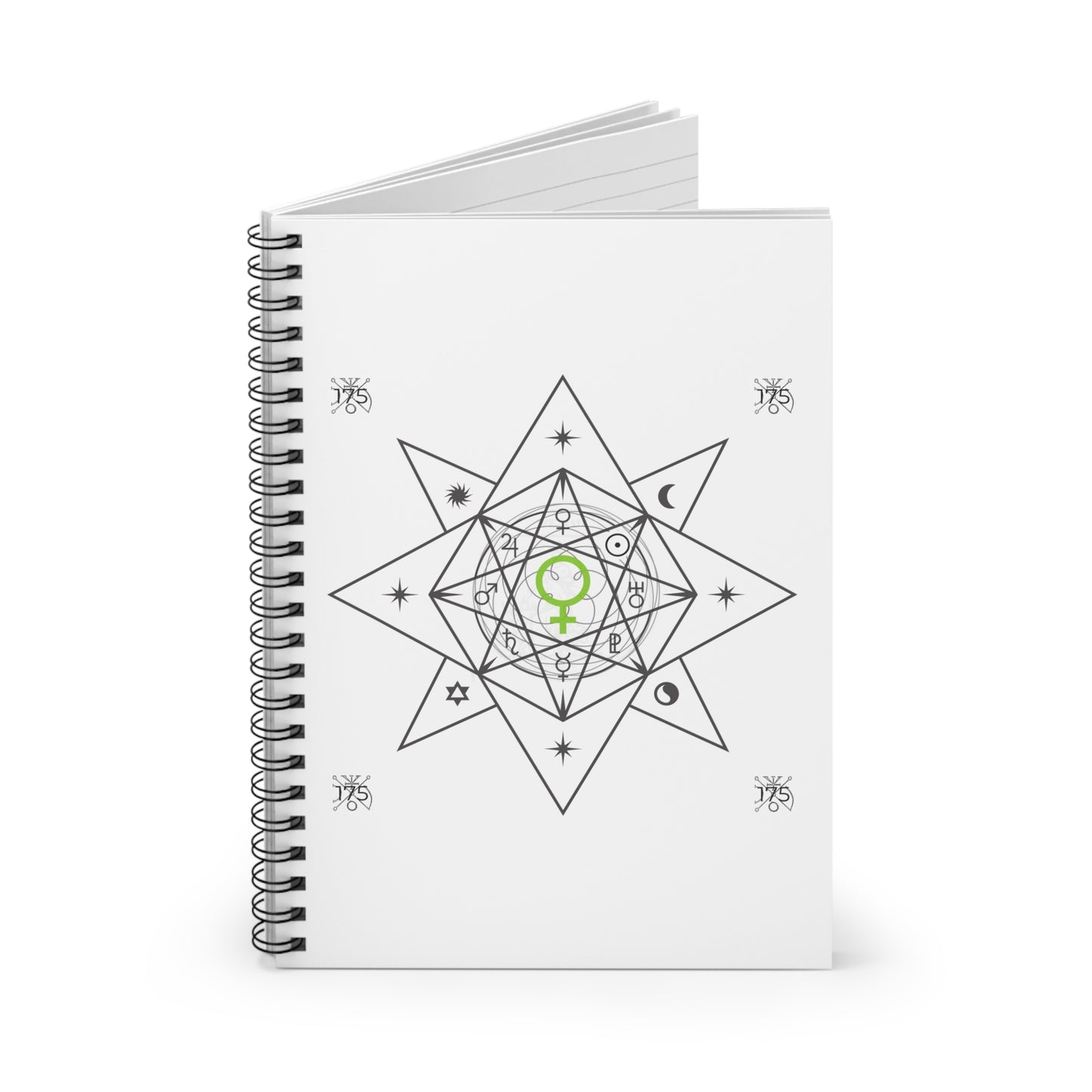 Venus / Venusian Spiral Notebook - Ruled Line