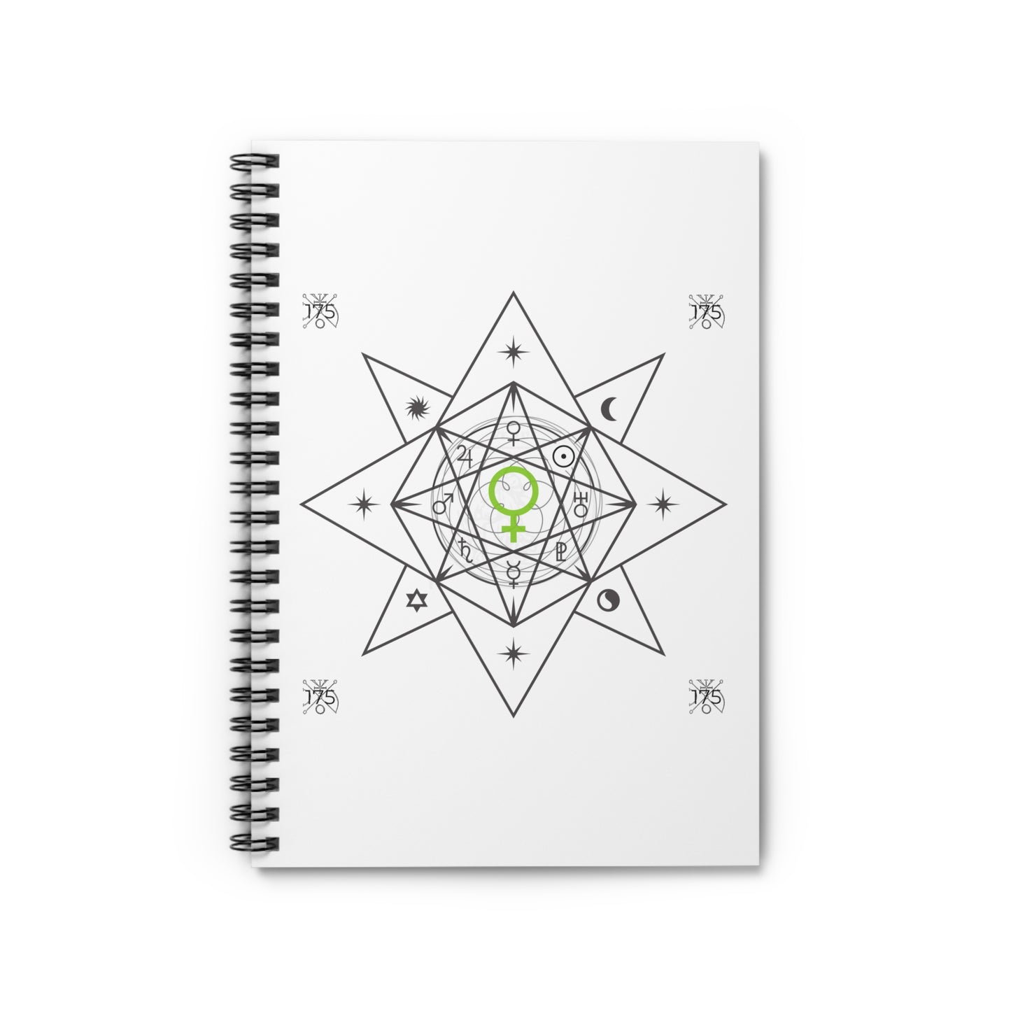 Venus / Venusian Spiral Notebook - Ruled Line