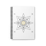 Solar /Sun Sigil Spiral Notebook - Ruled Line