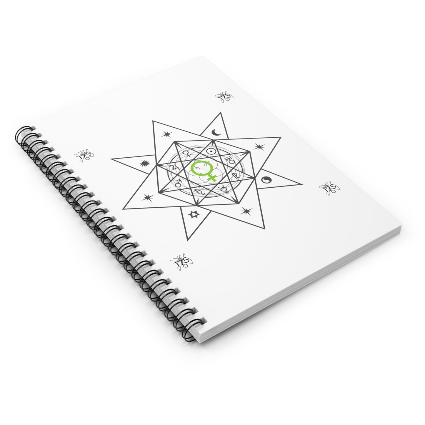 Venus / Venusian Spiral Notebook - Ruled Line