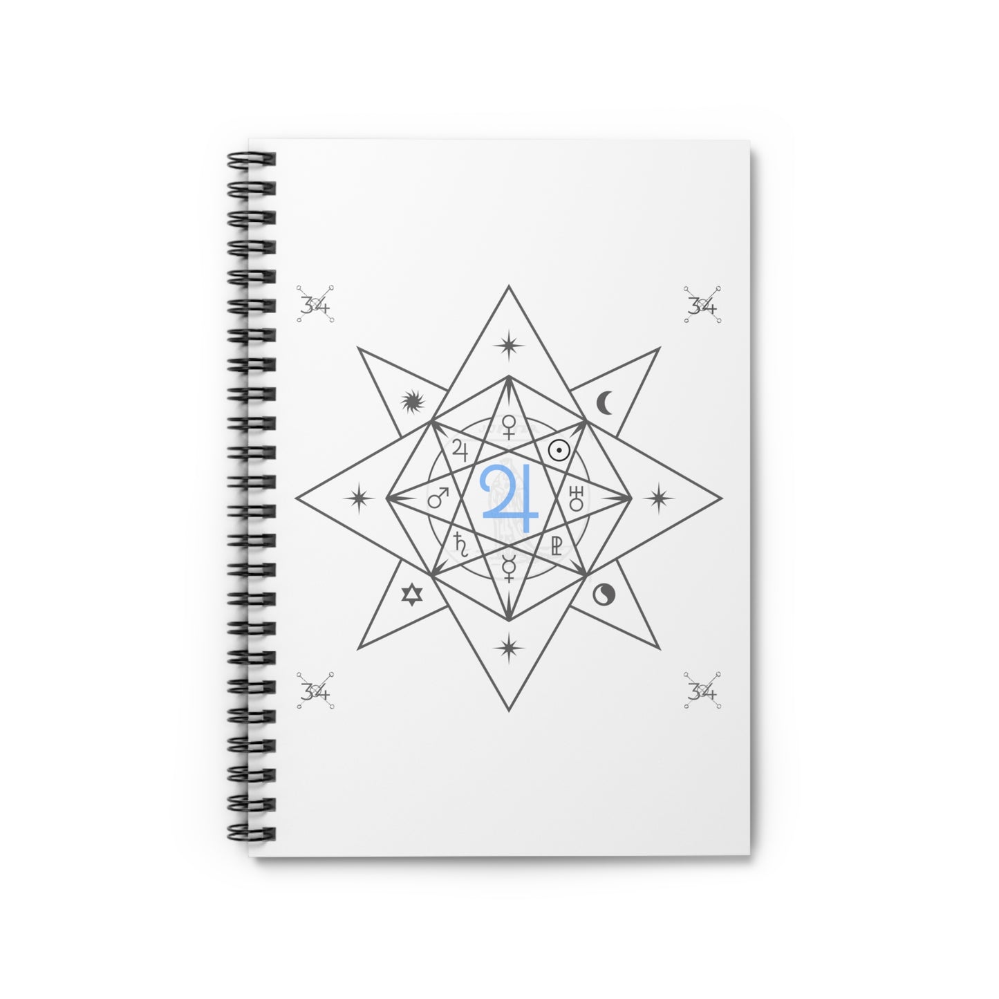 Jupiter / Jovial Spiral Notebook - Ruled Line