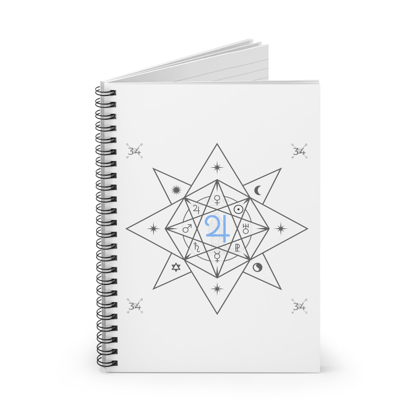 Jupiter / Jovial Spiral Notebook - Ruled Line