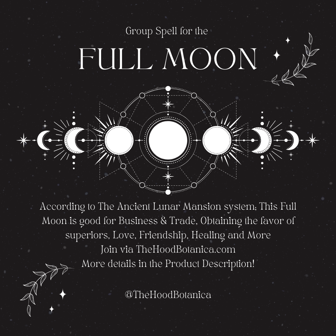 Full Moon Group Spell/Group Ceremony (Updated Bi-Monthly)