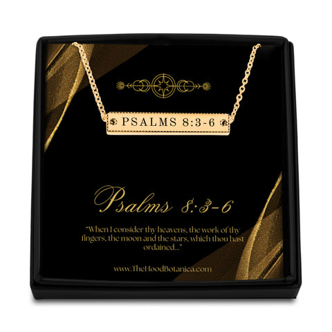 Honor & Glory Psalms 8:3-6 Necklace