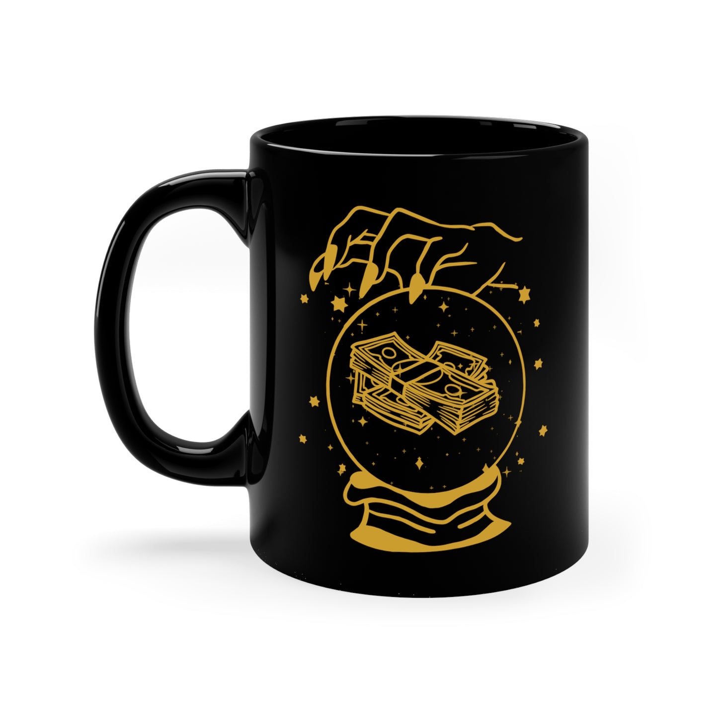 Money Visions 11oz Black Mug