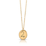 Jupiter Glyph Talisman- Jupiter Symbol Necklace