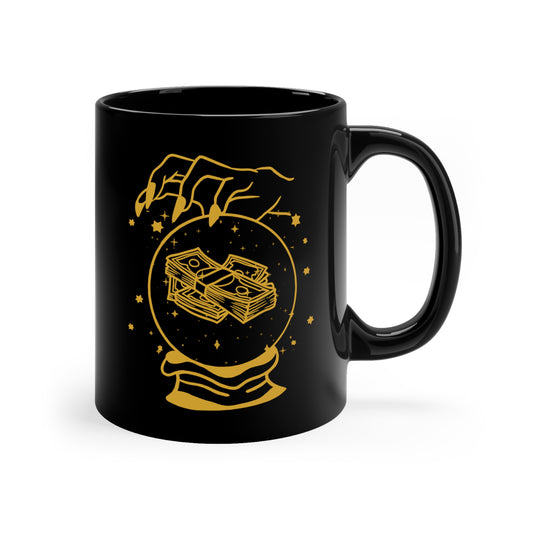 Money Visions 11oz Black Mug