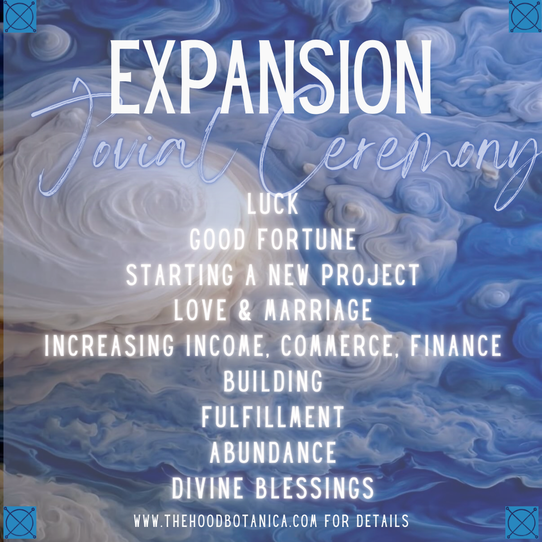 Expansion: Jovial ♃  Ceremony: The Luckiest of the Lucky (7/30)