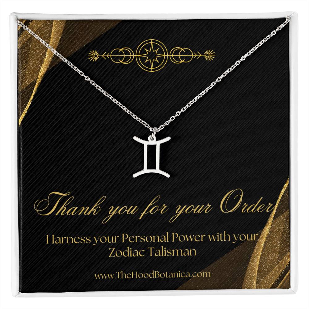 Zodiac Talismans: Star Sign Necklace (All Signs)