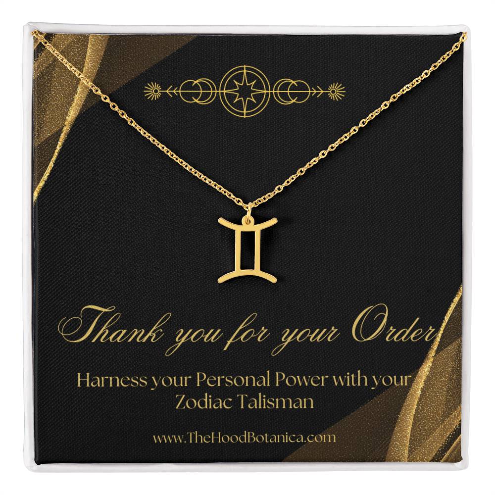 Zodiac Talismans: Star Sign Necklace (All Signs)