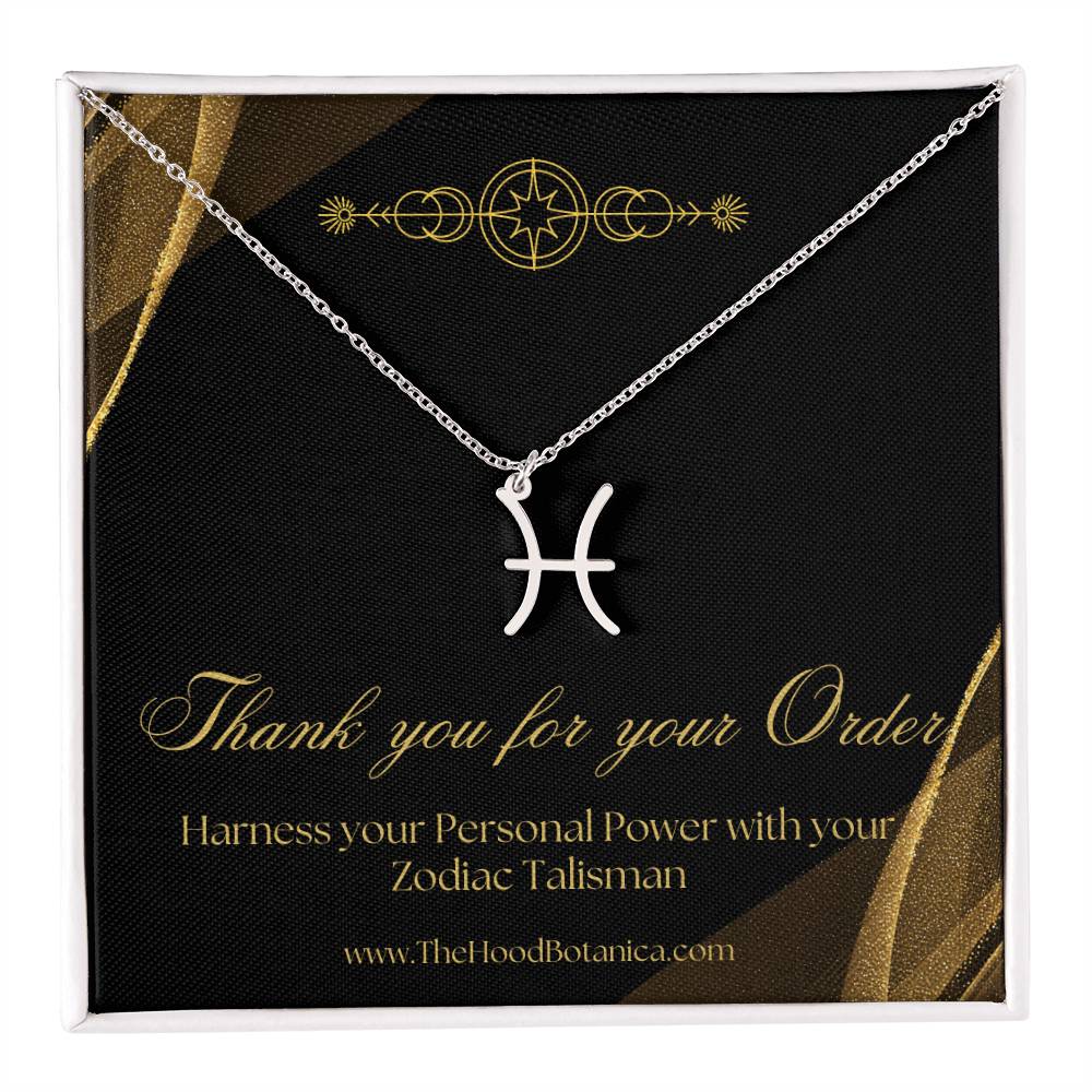 Zodiac Talismans: Star Sign Necklace (All Signs)