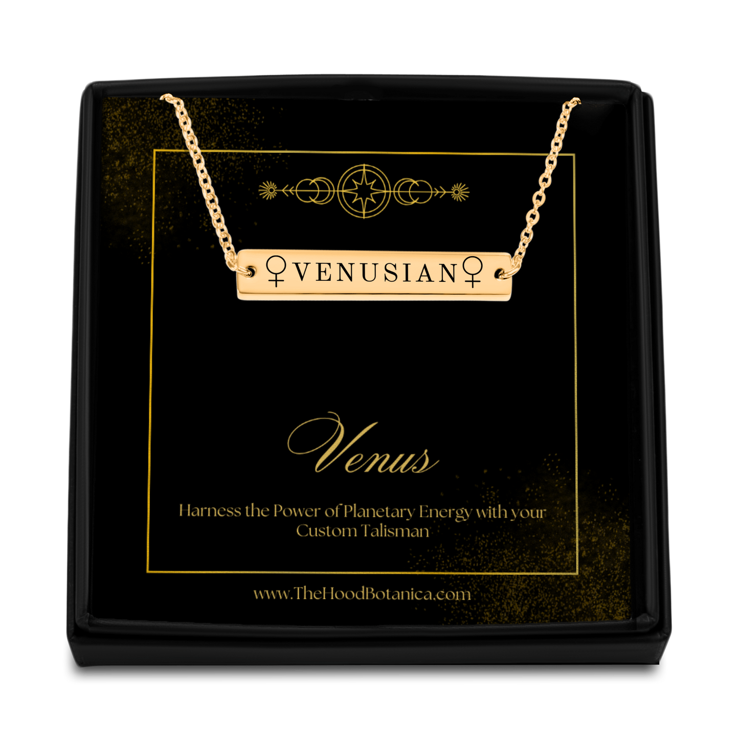 "Venusian" Horizontal Bar Necklace