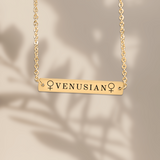 "Venusian" Horizontal Bar Necklace