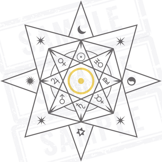 Solar/ Sun Sigil Post-it® Note Pads (2 Sizes)